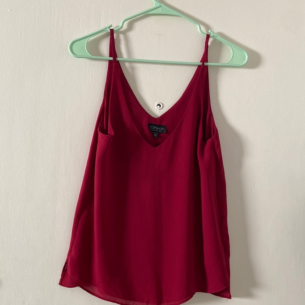 Topshop, bloody red